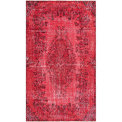 Vidal Tapis de laine 254x145 rouge Ultra Vintage