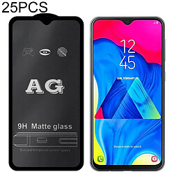 Wewoo Film de verre trempé à couverture totale givré mat de 25 PCS AG pour Galaxy A20