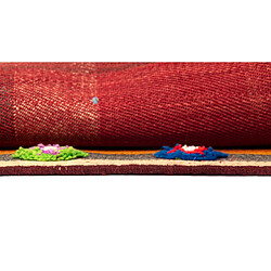 Acheter Vidal Tapis de laine 215x148 rouge Jajim