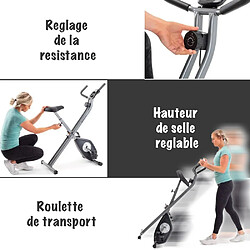 Acheter ProForm Vélo d appartement interieur pliable X-bike 110 Fitness 10 résistance selle réglable