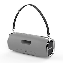 Avis Wewoo Enceinte Bluetooth étanche gris Mini Portable Sans Fil Haut-Parleur, Micro Intégré, Soutien AUX / Main Appel Gratuit / FM / TF