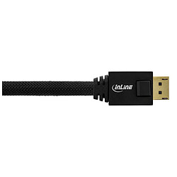 Câble DisplayPort , InLine®, noir, contacts dorés, 1m