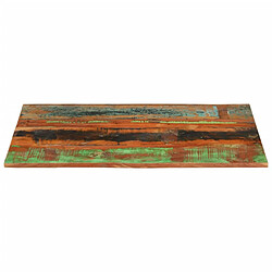 vidaXL Dessus de table rectangulaire 60x90 cm 15-16 mm Bois récupéré