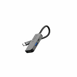 LINQ 3IN1 USB-C MULTIPORT HUB BLACK GREY