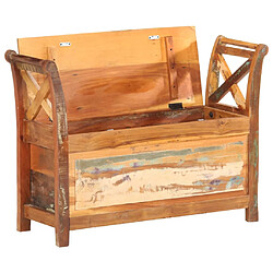 Avis vidaXL Banc d'entrée 103x33x72 cm Bois de récupération solide