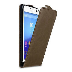 Cadorabo Coque Sony Xperia C4 Etui en Marron