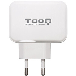 Chargeur Tooq Double USB-C +Usb-A 27W Blanc