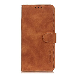 Wewoo Housse Coque Pour Galaxy S11E Texture rétro PU + TPU en cuir à rabat horizontal avec support et fentes cartes et portefeuille marron