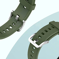 Avizar Bracelet pour Huawei Watch Fit 2 Silicone Résistant Sangle à Trous vert foncé pas cher