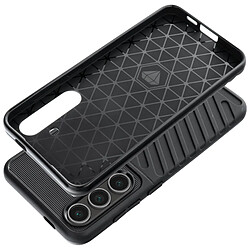 Avizar Coque pour Samsung Galaxy S24 FE Design Strié Antidérapant Noir