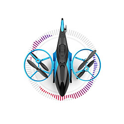 Universal HGRC 4D M3 Mini RC Helicopter Drone Model(Blue)