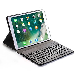 Wewoo Clavier QWERTY bleu foncé pour iPad Pro 10.5 pouces ultra-mince ABS Bluetooth Horizontal Flip étui en cuir avec support pas cher