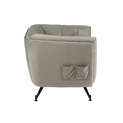 Acheter Inside 75 Fauteuil Lounge MARIANAH Gris Clair