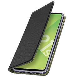 Avizar Étui Samsung Galaxy A21s Housse Folio Porte-carte Fonction Support Vidéo Noir