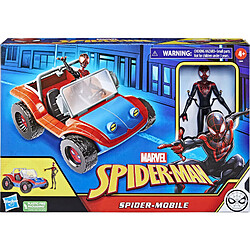 Hasbro Spiderman véhicule et Figurine Miles Morales de 15 cm