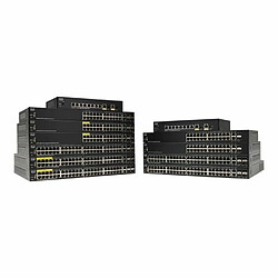 Cisco Systems Cisco Small Business SF350-24 Commutateur C3 Géré 24 x 10-100 + 2 x combo Gigabit Ethernet - SFP Gigabit + 2 x 1000Base-X…