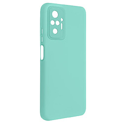 Avizar Coque Xiaomi Redmi Note 10 et Redmi Note 10s Soft Touch Fine Légère Turquoise