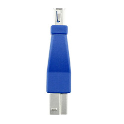 Acheter Adaptateur D'imprimante USB, Connecteur D'impression USB 3.0 Type A Femelle Vers USB B Mâle Scanner D'imprimante D'ordinateur, Convertisseur D'adaptat