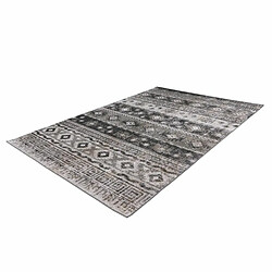 Acheter Paris Prix Tapis Ethnique à Poils Courts Ariya Gris 80 x 150 cm