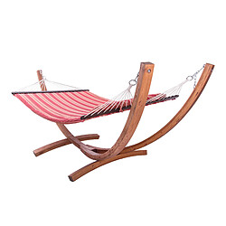 Avis AXI Hawaï Hamac Double XXL | Hamac 2 personnes en Rouge avec Support en Bois | Pour l'extérieur pour Jardin, Terrasse, Balcon