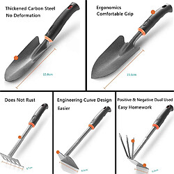 Acheter BESTA Ensemble d'outils de jardinage Ensemble de jardinage robuste 4 pièces Kit d'outils succulents Outils à main de jardin Ensemble cadeau pour femmes, hommes, jardiniers, cultivateurs