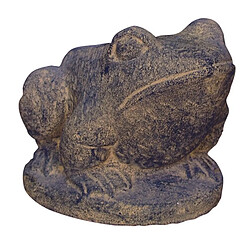 Jardinex Statue grenouille ... 13 cm - Gris anthracite