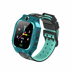 Montre Intelligente Téléphone Portable Pour Enfants Positionnement Lbs Montre À Télécommande Sos À Un Bouton Noir + Vert