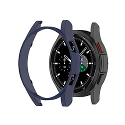 Coque en TPU semi-évidé, anti-rayures bleu nuit pour votre Samsung Galaxy Watch4 Classic 46mm