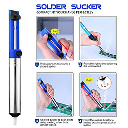 Kit de fer à souder électronique 20 pièces avec outils de réparation électroniques à température réglable