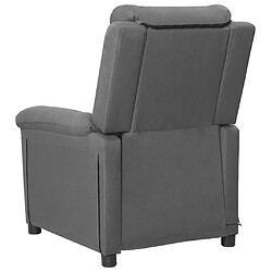 Avis vidaXL Fauteuil de massage Gris clair Tissu