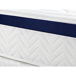 Vente-Unique Matelas 140 x 200 cm ressorts ensachés 7 zones et mémoire de forme ép.30cm - MARQUIS de PALACIO pas cher