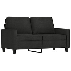 Avis vidaXL Ensemble de canapés 4 pcs avec coussins Noir Tissu