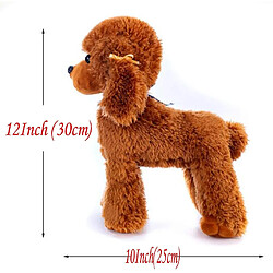 Acheter Universal Peluche caniche chien chiot peluche animal poupée poupée enfant cadeau marron 12 pouces