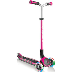 Authentic Sports Globber Master Lights Trottinette Enfant Noire-Rose