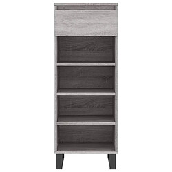 Acheter vidaXL Armoire à chaussures Sonoma gris 40x36x105 cm Bois d'ingénierie