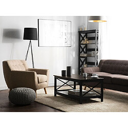 Beliani Table basse MDF Noir FOSTER