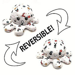 Universal Touet en peluche de poulpe réversible reversible 20 cm cadeau d'enfants