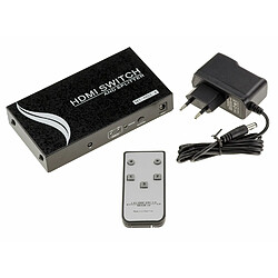 Kalea-Informatique Switch Splitter HDMI 2 vers 4 Choix d'une source parmi deux possibles vers 4 écrans