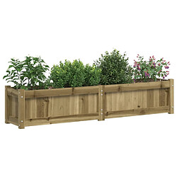 Avis vidaXL Jardinière 150x31x31 cm bois de pin imprégné