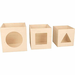 Artemio 5 cubes gigones en bois pas cher