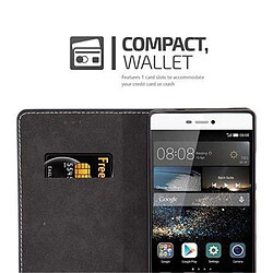 Acheter Cadorabo Coque Huawei P8 Etui en Noir