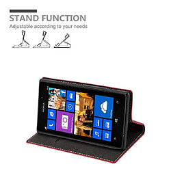 Acheter Cadorabo Coque Nokia Lumia 925 Etui en Rouge