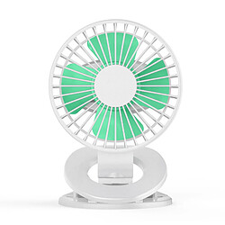 Accueil Petit Ventilateur de Bureau Portable Mini USB-Blanc avec Batterie - 4 Poucesameublement de la maison