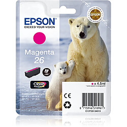 Epson Cartouche d'encre Couleur 26 - C13T26134020 - Magenta