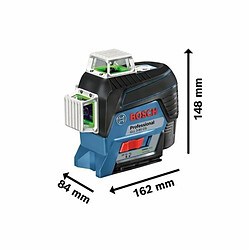 Bosch Laser lignes connecté faisceau vert GLL 3-80 CG et BM1 Plus L-Boxx (version bat) pas cher