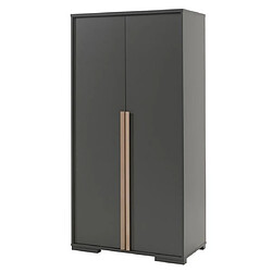 Vipack LONDON Armoire 2 portes Anthracite