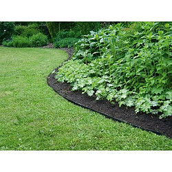 Avis Bordure de jardin en caoutchouc recyclé - GARDEN ID Eco Border - 5 m H13 cm - Indestructible - Flexible, pose droite ou courbée.