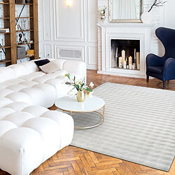 Acheter Thedecofactory BUBBLE - Tapis extra doux à relief blanc 160x230