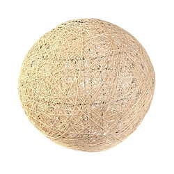 Home Deco Light Suspension boule colorée 30 cm beige.