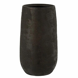 Paris Prix Vase Design en Céramique Irrégulier 42cm Noir